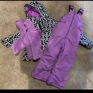 Girls Columbia Bugaboo Snowsuit XXS